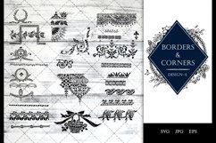 Vintage Baroque - 4Ornamental border Vector Product Image 1