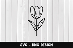 Flower svg, Flower silhouette png Product Image 1