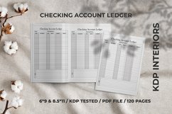 Checking Account Ledger - KDP Interior Product Image 1