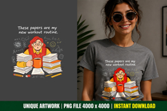 Cute Teacher PNG Sublimation School Mascot Product Image 1