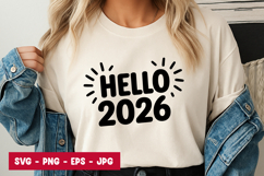 Hello 2026 SVG PNG Product Image 1