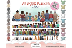 All Ages Family Bundle, Mother, Father, Kids, Dogs, Cats Product Image 1
