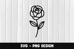 Flower svg, Flower silhouette png Product Image 1