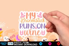 Halloween sticker Svg Design,Halloween Quotes Spooky Hallowe Product Image 1