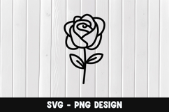 Flower svg, Flower silhouette png Product Image 1