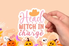 Halloween sticker Svg Design,Halloween Quotes Spooky Hallowe Product Image 1