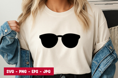 Sunglasses Minimal SVG PNG Product Image 1