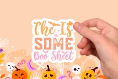 Halloween sticker Svg Design,Halloween Quotes Spooky Hallowe Product Image 1