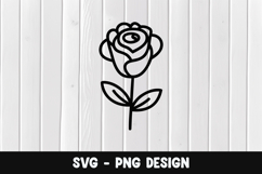 Flower svg, Flower silhouette png Product Image 1