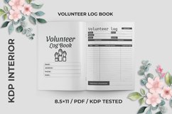 Volunteer Log Book - KDP Interior Product Image 1