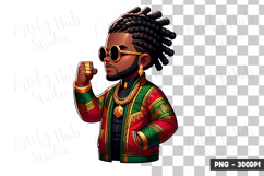 Black Pride Man Clipart PNG Product Image 1