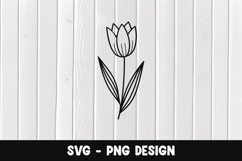 Flower svg, Flower silhouette png Product Image 1
