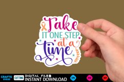 Inspirational Sticker Sticker Design, motivational quotes Product Image 1