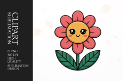 Cute Flower Clipart PNG Product Image 1