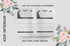 Last Day of School Autograph - KDP Product Image 1