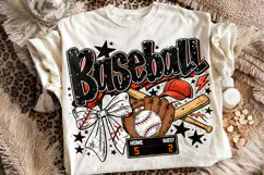 Retro Baseball PNG, Baseball Mama PNG, Baseball Game Day PNG Product Image 2