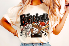 Retro Baseball PNG, Baseball Mama PNG, Baseball Game Day PNG Product Image 3