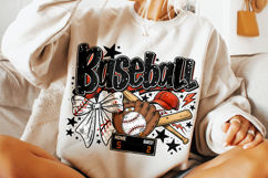 Retro Baseball PNG, Baseball Mama PNG, Baseball Game Day PNG Product Image 4