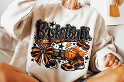 Basketball PNG Sublimation Design, Basketball Mom, Game Day Product Image 4