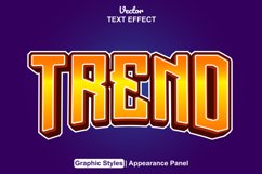 trend text effect with orange color Product Image 1