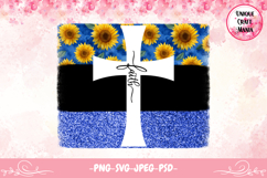 Faith Cross Sublimation Design Product Image 1