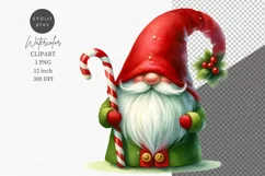 Christmas gnome clipart, Gnome clipart, Christmas clipart, Product Image 1