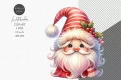 Cute gnome clipart, Gnome clipart, Christmas clipart Product Image 1