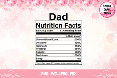 Dad Nutrition Facts Product Image 1
