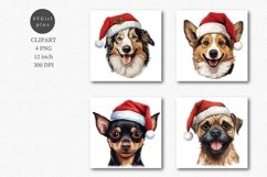 Christmas dogs clipart, Christmas clipart, Dog clipart Product Image 1