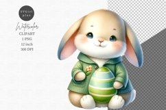 Bunny clipart, Easter clipart, Spring clipart Product Image 1