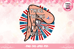 Patriotic Thighs Design Product Image 1
