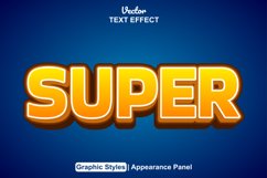 super text effect with orange color Product Image 1