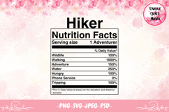 Hiker Nutrition Facts Product Image 1