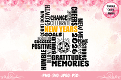 New Years Words Design Product Image 1