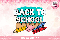 Back To School Supplies Design Product Image 1