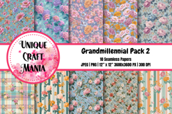 Grandmillennial Seamless Pattern Product Image 1