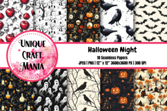 Halloween Night Seamless Pattern Product Image 1
