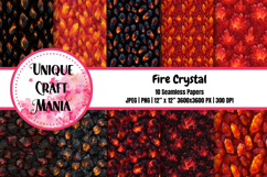 Fire Crystal Seamless Pattern Product Image 1