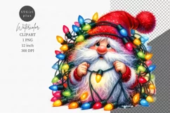 Gnome clipart, Funny clipart, Watercolor clipart Product Image 1