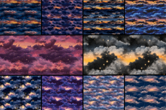 Night Sky Seamless Pattern Product Image 2