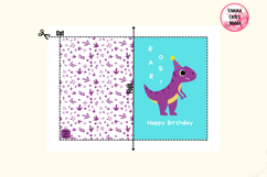 Dinosaur Birthday Card Product Image 2