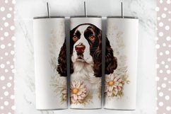 English Springer Spanie Dog Tumbler Wrap PNG Product Image 1