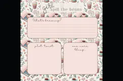 Self Love Planner, Goals Planner, Printable Planner, Coffee Product Image 2