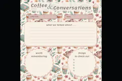 Self Love Planner, Goals Planner, Printable Planner, Coffee Product Image 3