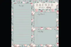 Self Love Planner, Goals Planner, Printable Planner, Coffee Product Image 4
