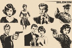 Vintage Vector Pack, Comics 60s style, SVG BUNDLE Product Image 2