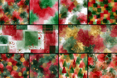 Christmas Watercolor Seamless Pattern Product Image 2