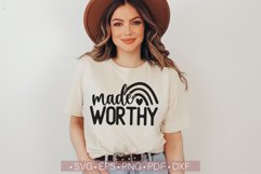 Made Worthy SVG, Inspirational - Motivational Svg Cut Files Product Image 1