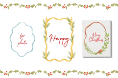 Christmas Watercolor Clipart Hand-Painted Illustrations Product Image 9