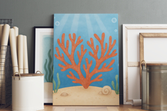 Kids Marine Backgrounds Set of 10 Bright Ocean-Themed Product Image 2